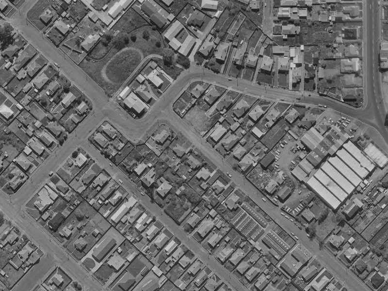 10 Hume Street from the air, 1970-1974