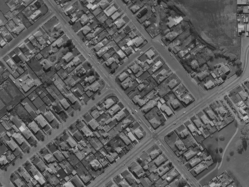 109 Strickland Street from the air, 1970-1974