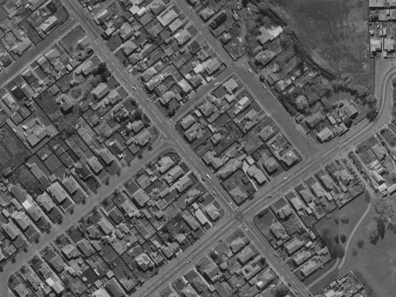 150 Strickland Street from the air, 1970-1974