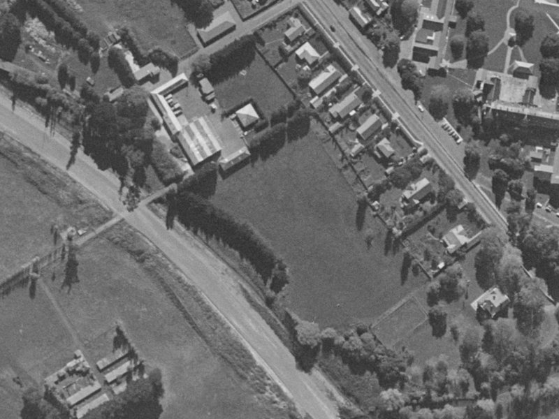 8 Seager Lane from the air, 1970-1974