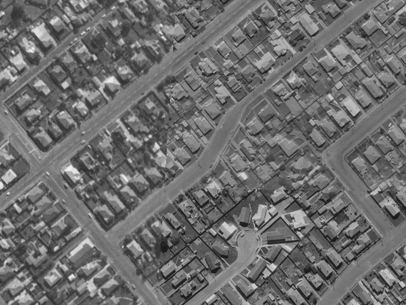 23 Sydney Street from the air, 1970-1974