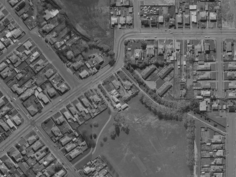 Shingle Lane from the air, 1970-1974