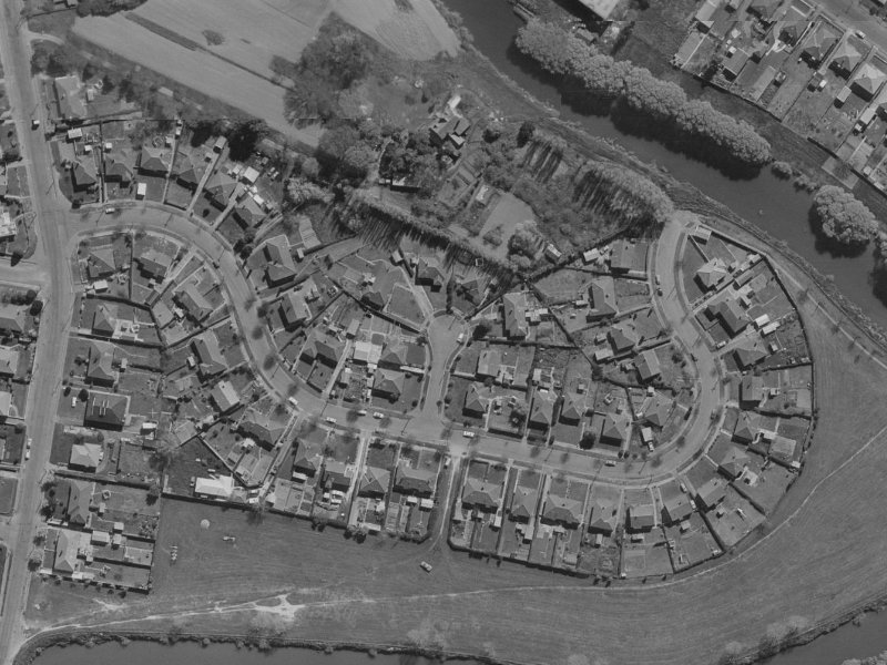 Davis Place from the air, 1970-1974