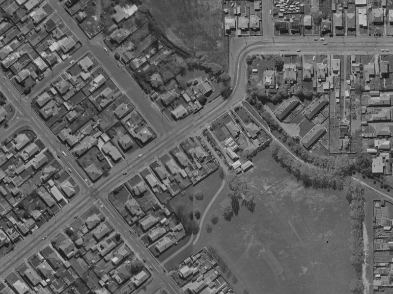 190 Milton Street from the air, 1970-1974