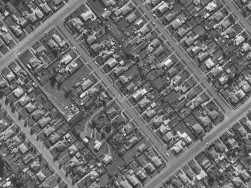 24 Plunket Street from the air, 1970-1974