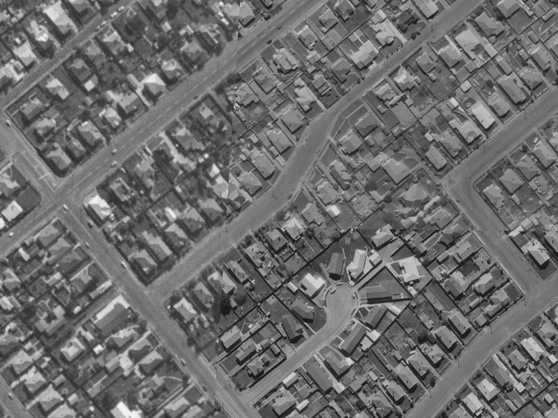 20 Sydney Street from the air, 1970-1974