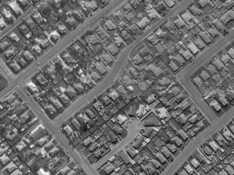 24 Sydney Street from the air, 1970-1974