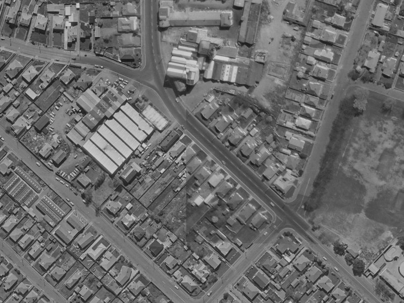 51 Waltham Road from the air, 1970-1974