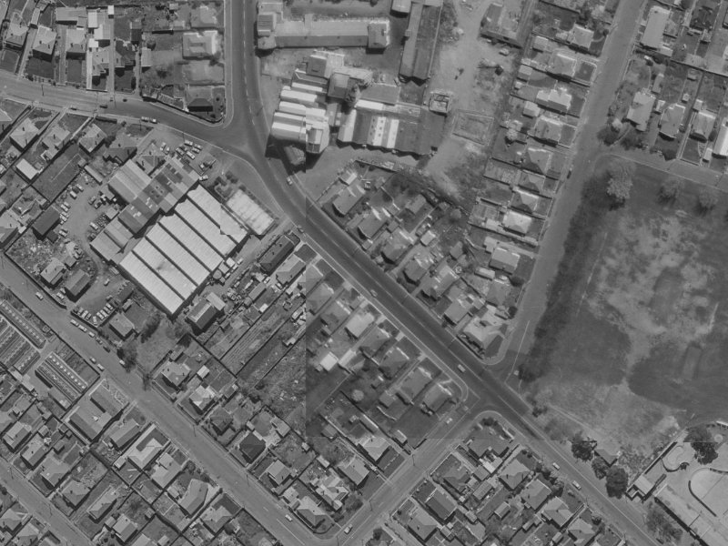 49 Waltham Road from the air, 1970-1974