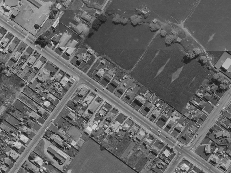 791 Ferry Road from the air, 1970-1974