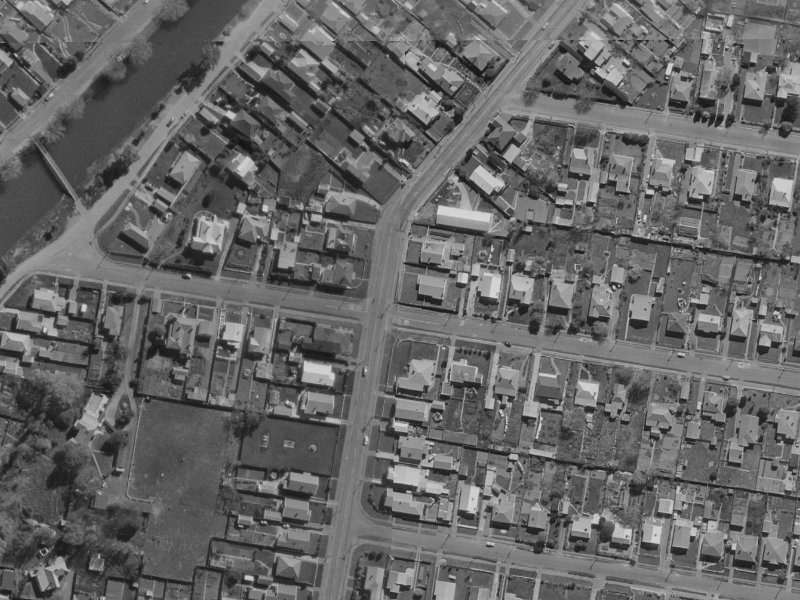 22 Sheldon Street from the air, 1970-1974