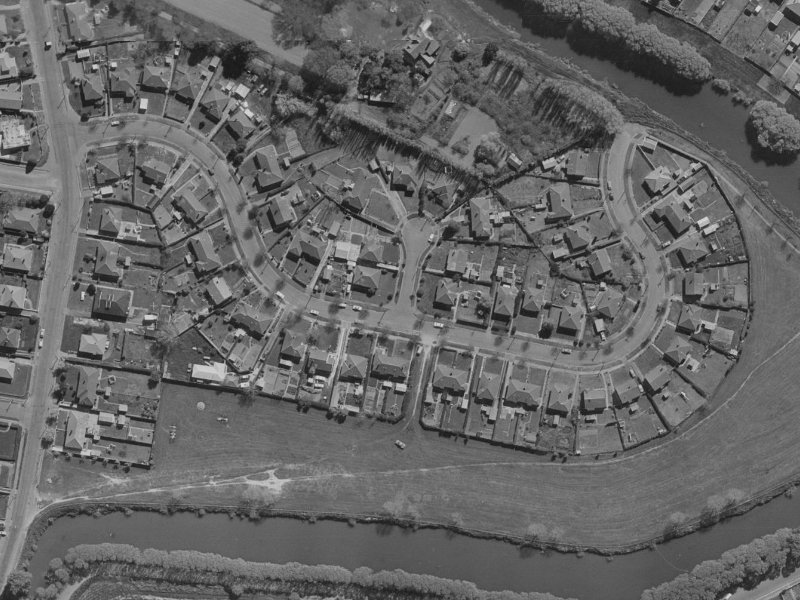 23A Riley Crescent from the air, 1970-1974