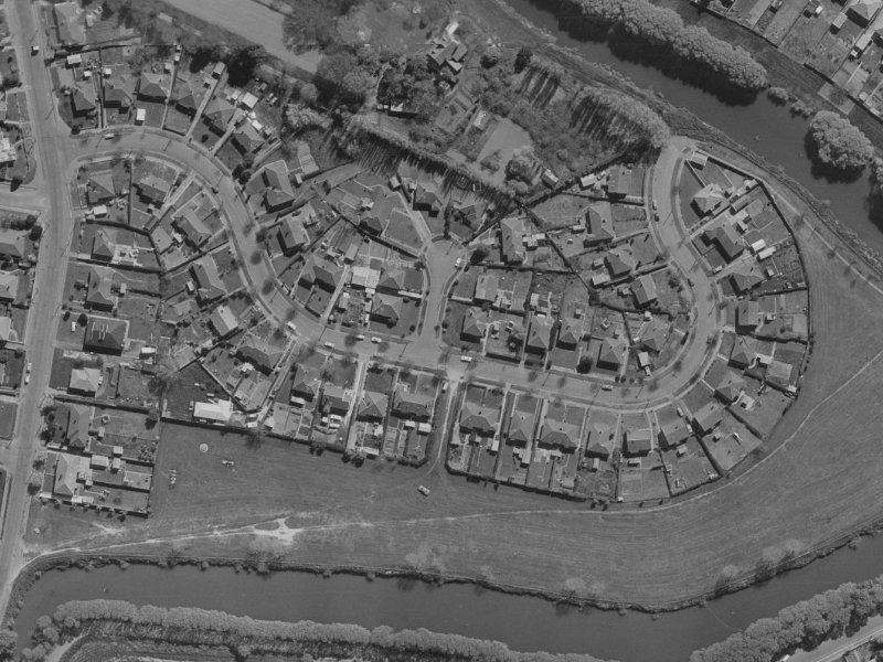 25A Riley Crescent from the air, 1970-1974