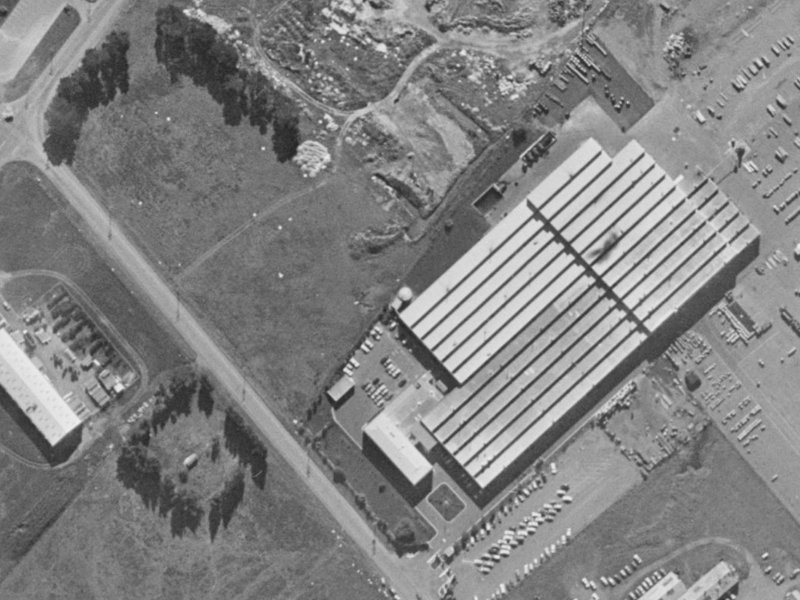 652B Halswell Junction Road from the air, 1970-1974
