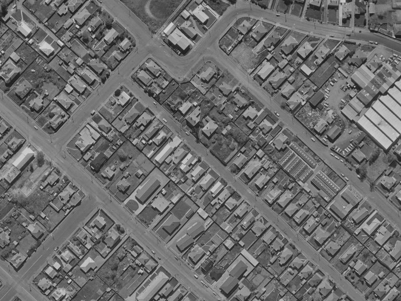 19 Gibbon Street from the air, 1970-1974