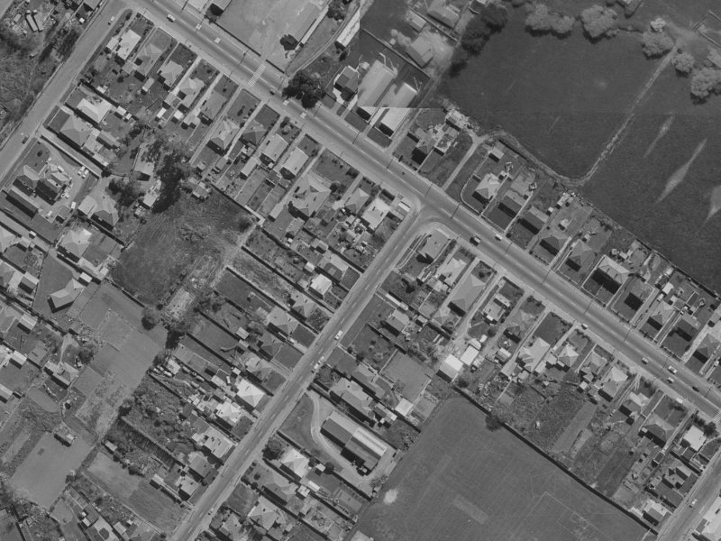 10-8 Rutherford Street from the air, 1970-1974