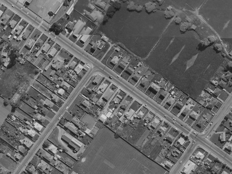 700 Ferry Road from the air, 1970-1974