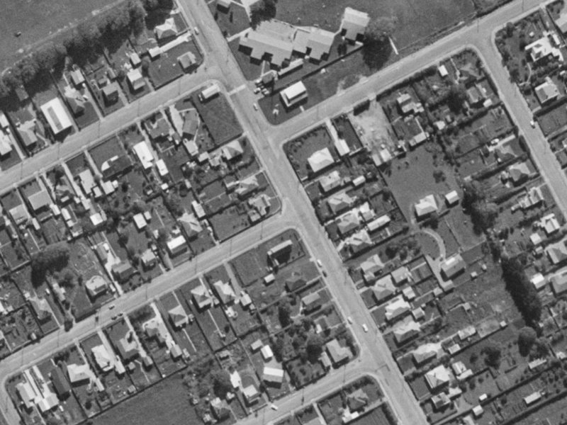 19 Kirk Road from the air, 1970-1974
