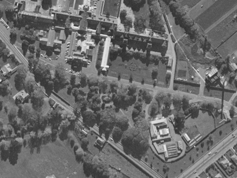 22 John Campbell Crescent from the air, 1970-1974