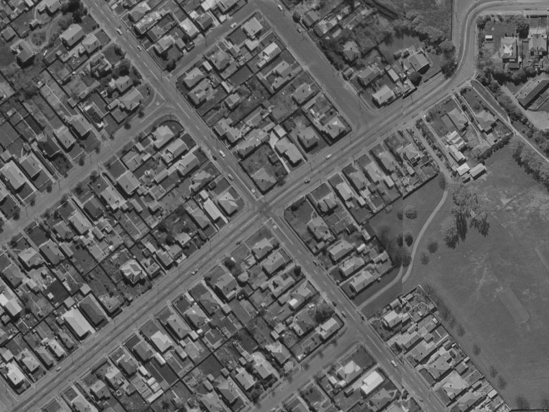 173 Milton Street from the air, 1970-1974
