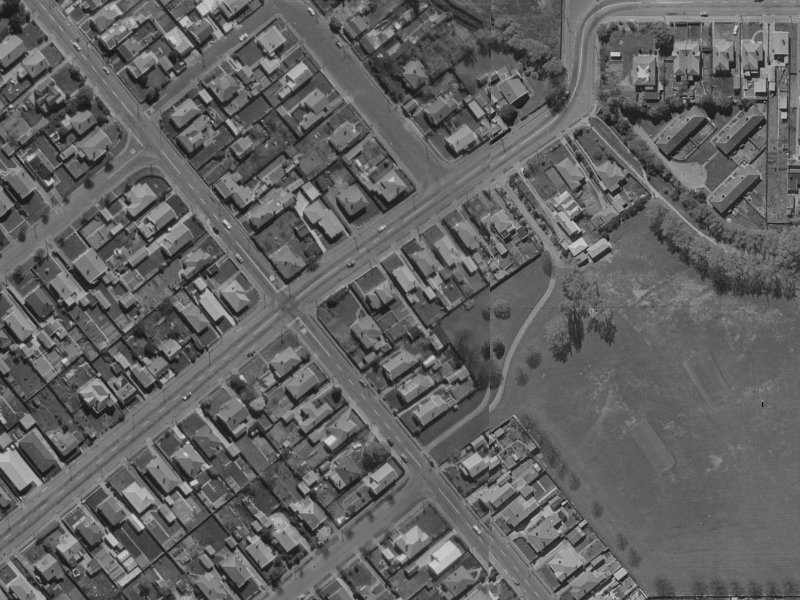 180 Milton Street from the air, 1970-1974