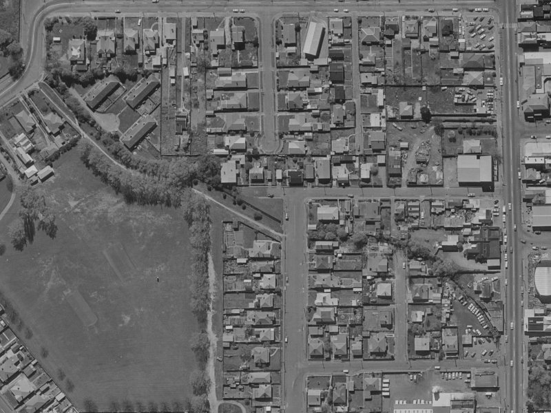 6 Angus Street from the air, 1970-1974