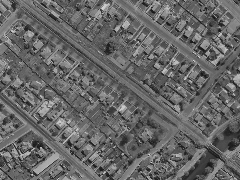 38F Tabart Street from the air, 1970-1974