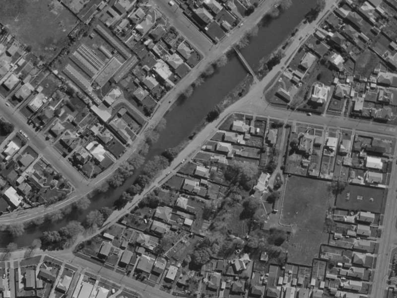 99 Clarendon Terrace from the air, 1970-1974