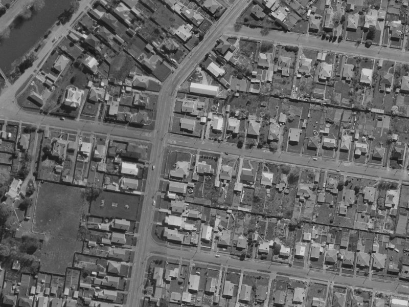 26 Sheldon Street from the air, 1970-1974