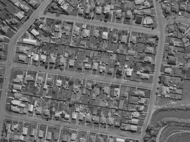 41 Sheldon Street from the air, 1970-1974