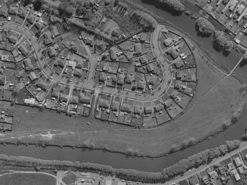 38 Riley Crescent from the air, 1970-1974