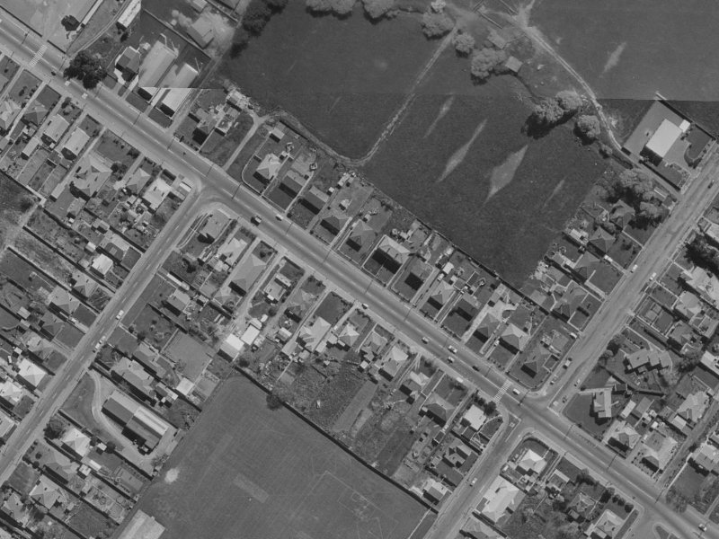 799 Ferry Road from the air, 1970-1974