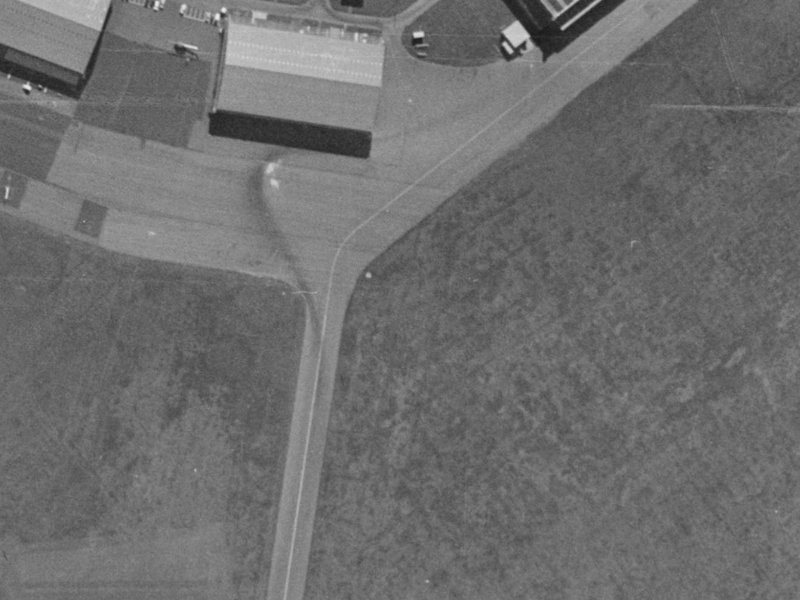 Mustang Avenue from the air, 1970-1974