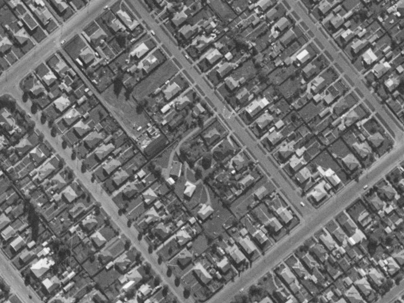 25 Plunket Street from the air, 1970-1974