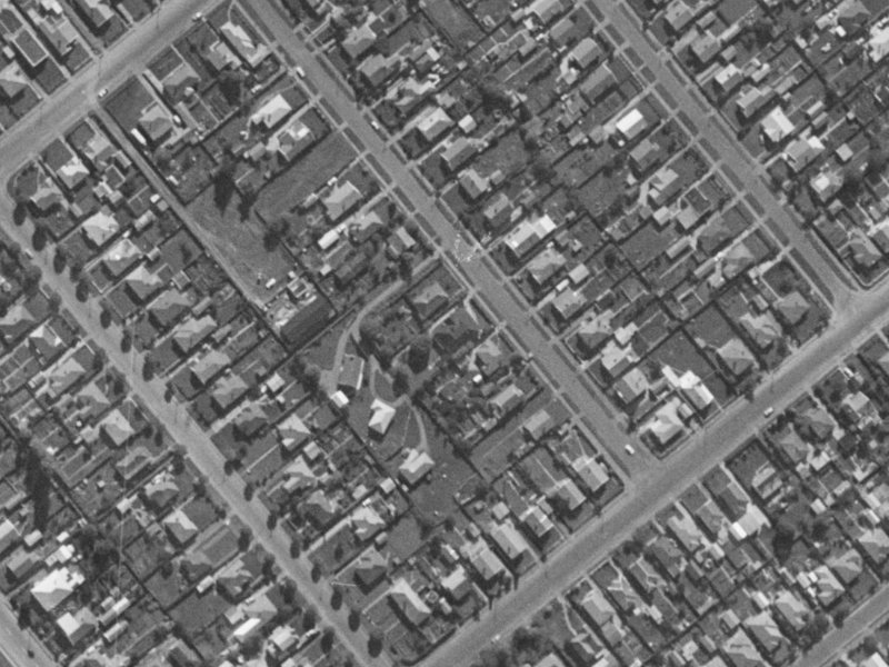 23 Plunket Street from the air, 1970-1974