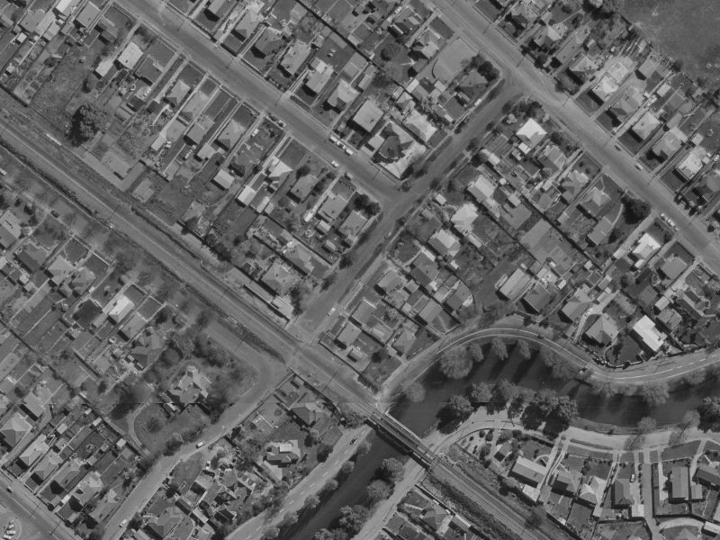Judge Street from the air, 1970-1974