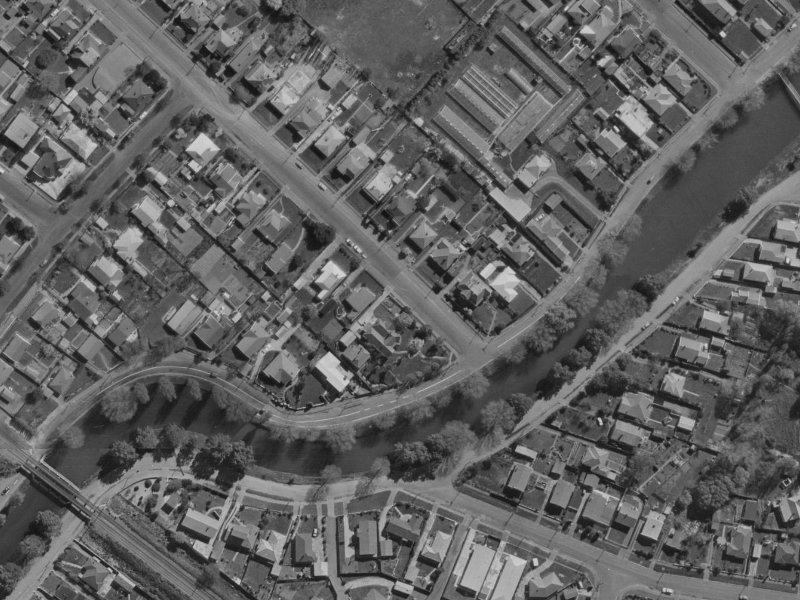 129 Sullivan Avenue from the air, 1970-1974
