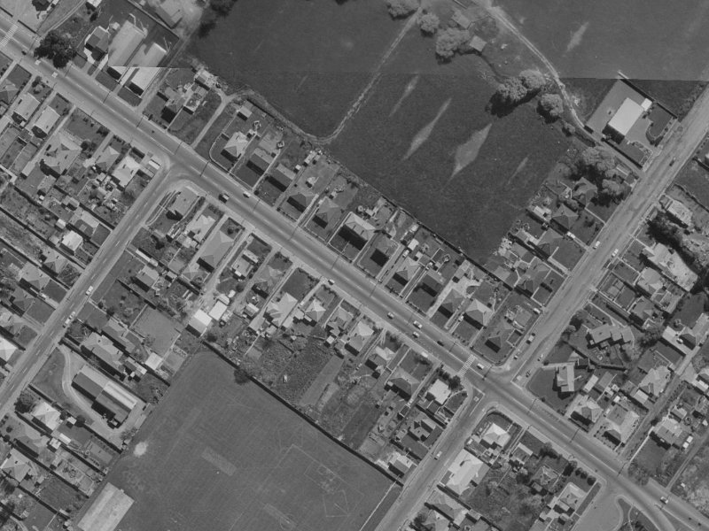 801 Ferry Road from the air, 1970-1974