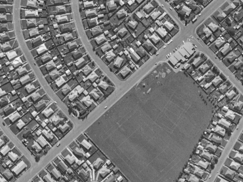20 Witham Street from the air, 1970-1974