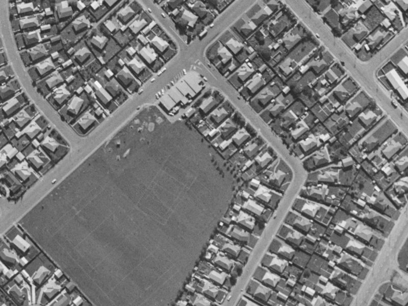 53 Blankney Street from the air, 1970-1974