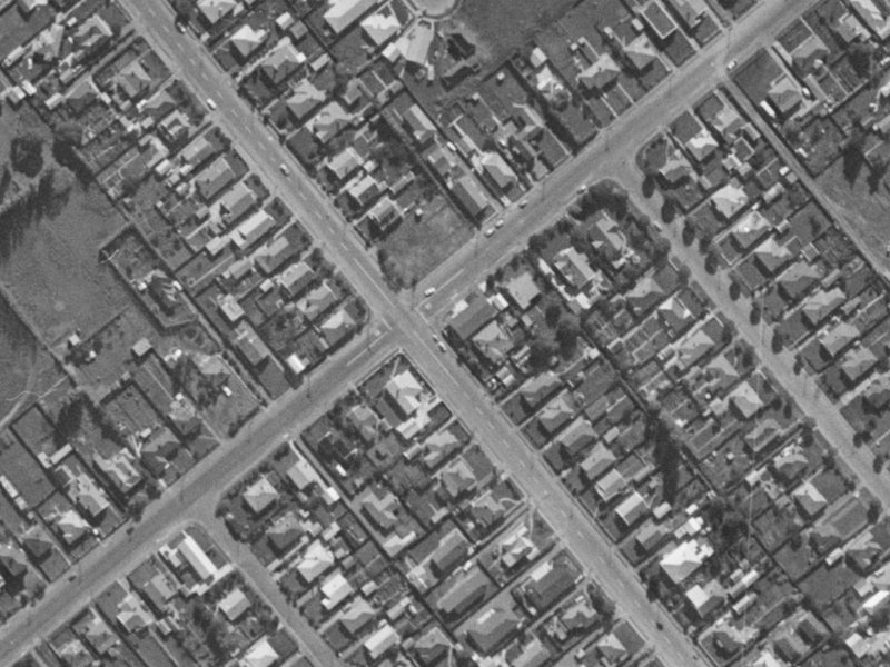 78A Edinburgh Street from the air, 1970-1974