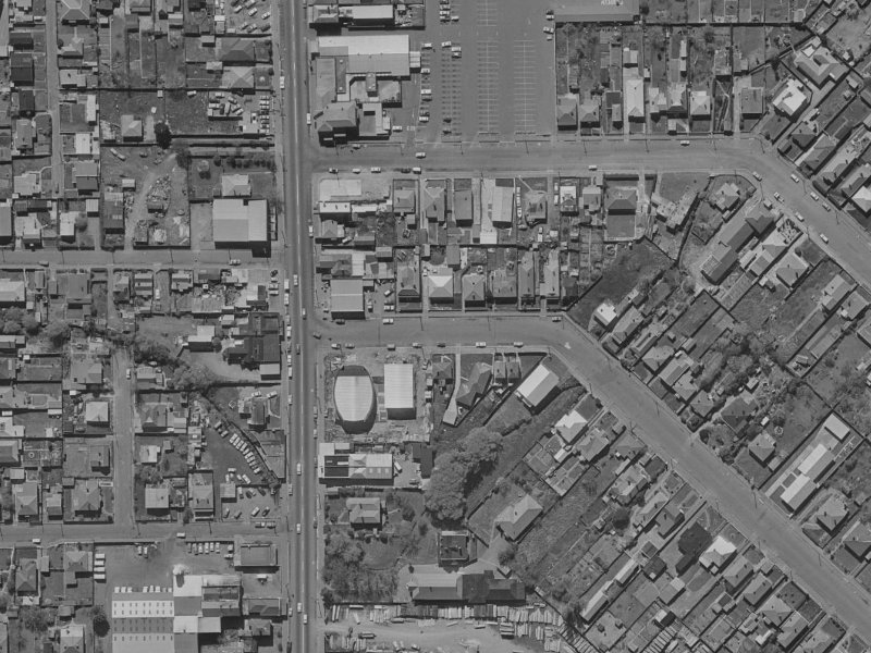 11 Southampton Street from the air, 1970-1974