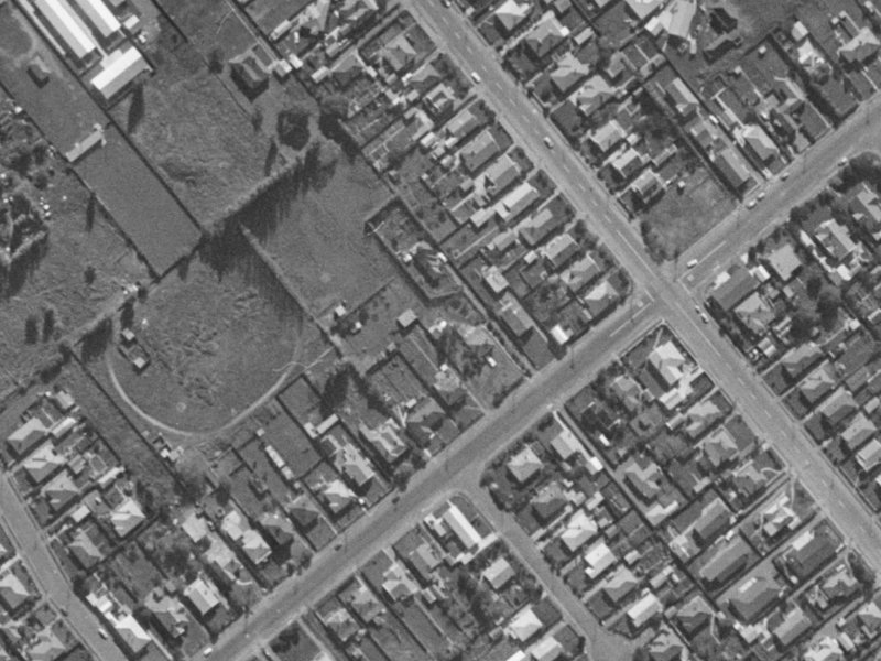 63A Edinburgh Street from the air, 1970-1974