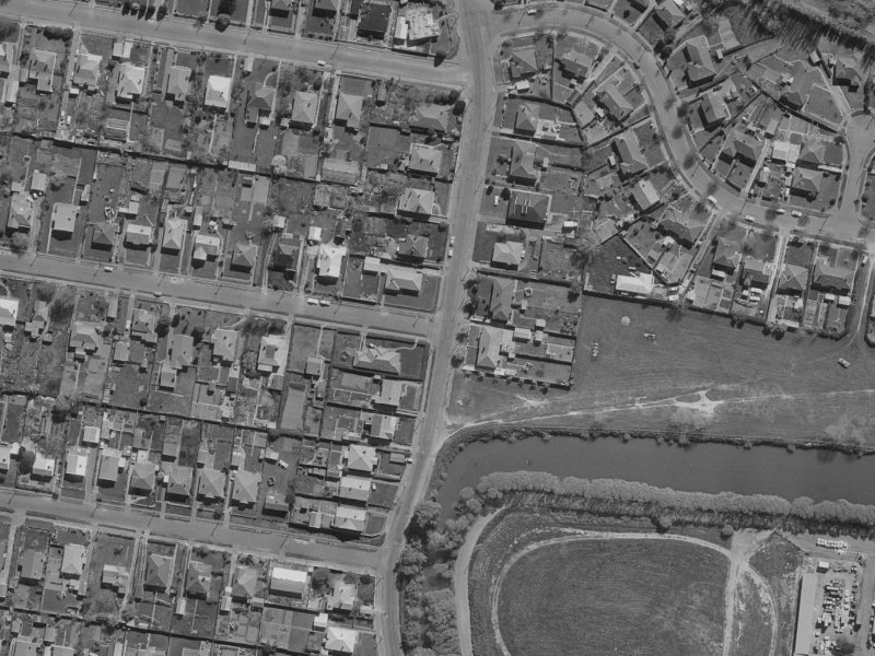 56 Cumnor Terrace from the air, 1970-1974