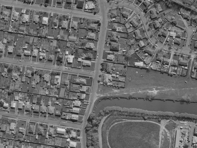 55 Cumnor Terrace from the air, 1970-1974