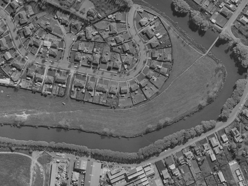 44 Riley Crescent from the air, 1970-1974