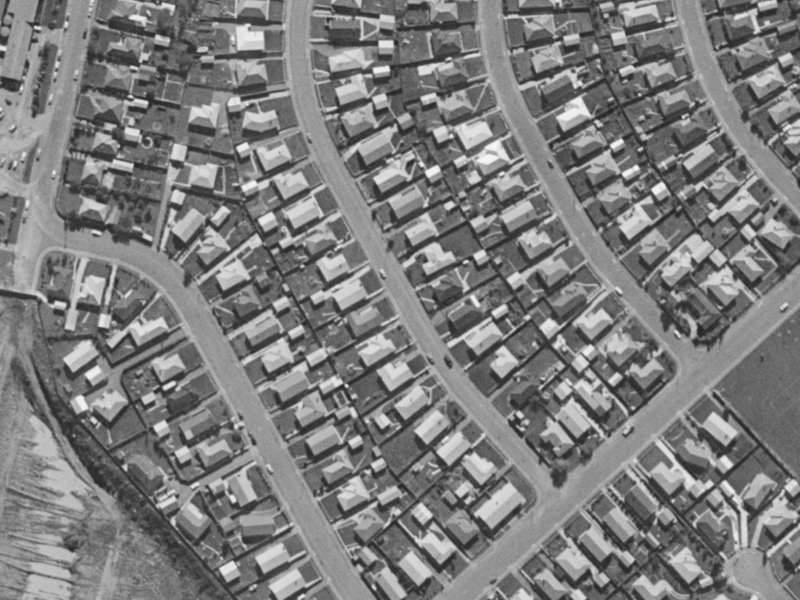 58 Oriana Crescent from the air, 1970-1974