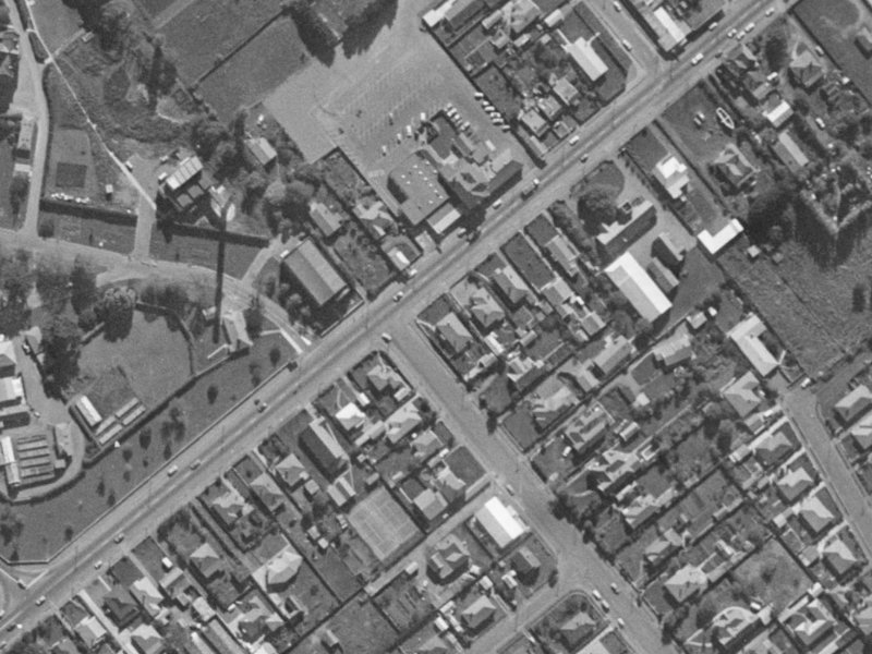 40 Lincoln Road from the air, 1970-1974