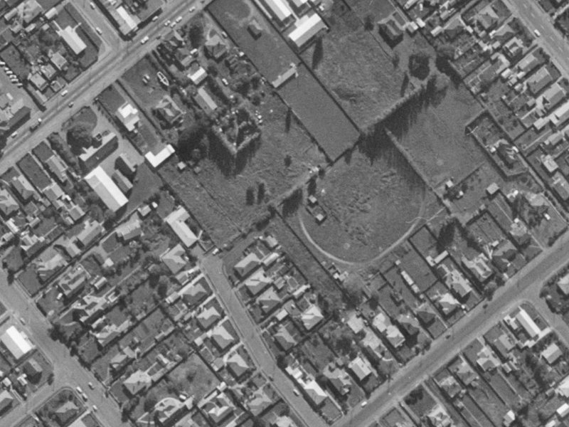 14 Dundee Place from the air, 1970-1974