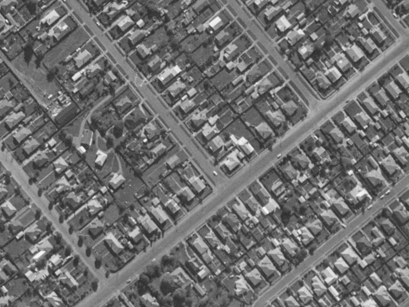 14 Plunket Street from the air, 1970-1974